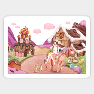 Easter Dreams in Candyland Sticker